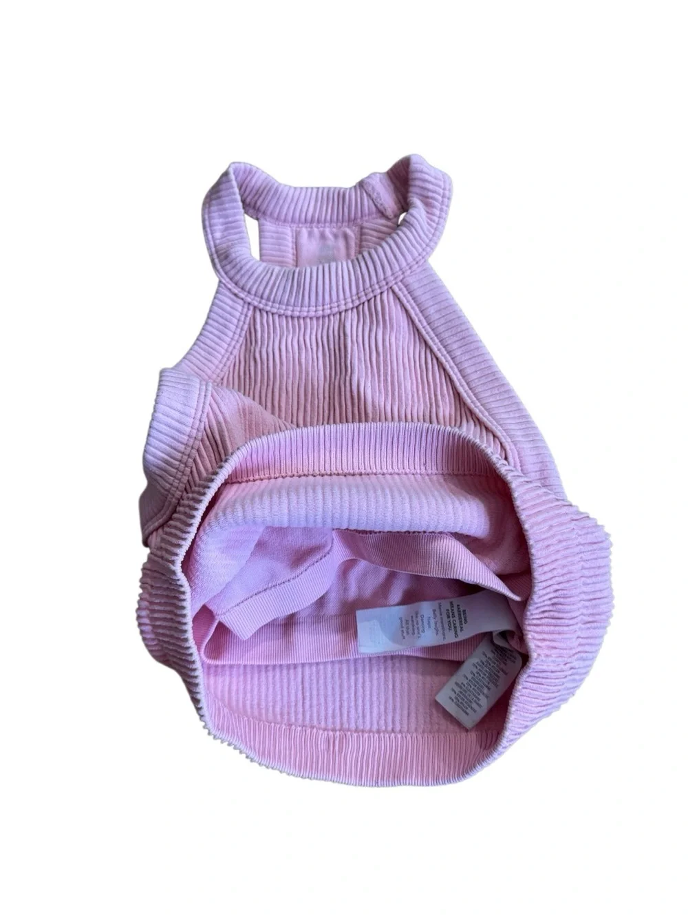 Aerie Women's Superchill Seamless High Neck Bra Top in Bubble Gum Pink Size XS